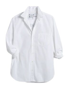 Frank & Eileen White Long-Sleeve Button-Down Shirt NEVER WORN